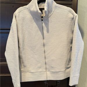 Banana Republic Off-White Textured Jacket